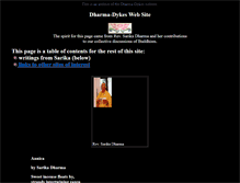Tablet Screenshot of dharma.fourwhitefeet.com